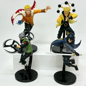 19CM Anime Naruto Sasuke Kakashi Uzumaki Gaara Action Figures Cartoon PVC Collectiable Model Toys Kids Boys Birthday Gifts 2026