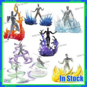 In Stock Whirlwind Flame Ice Special Effects Model Ornament Toy Movable Figure Luffy DIY Accessories Stand Base Wind Frozen