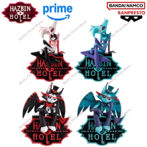 Welcome to Hazbin Hotel Angel Dust Husk Anime Figure Action Figurine BANPRESTO Genuine Boxed Collection Model Toys Holiday Gifts