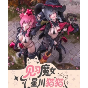Dimensional Concrete Machine Girl Intern Witch Xingchuan Cat 1/12 Figure Model Collection Toy Gift
