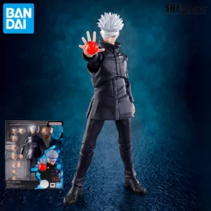 BANDAI Original S.H.Figuarts Series Satoru Gojo-Jujutsu Kaisen 0 (The Movie) Anime Action Figure Assembly Toys Collectible Model