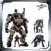Official JOYTOY Mecha, Steel Bone Robot , Full Articulation Indust Equipped Military Action Figure