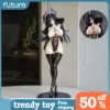 30cm Beautiful Girl Black Nun Bearpanda Bunny Anime Desktop Decorations Collectible Figure