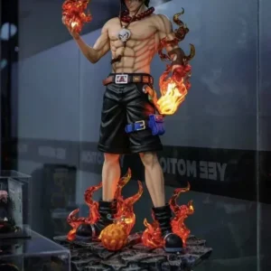 70cm New One Piece Gk Fantasy Third Anniversary 1/3 Ace Super Huge Collect Figures Trendy Statue Anime Decoration Christmas Gift