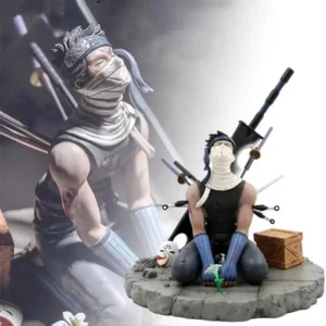 Anime Narudo GK Figure Momochi Zabuza Statue Model PVC Action Figure Scene Toy Decoration Christmas Gift