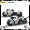 JOYTOY Warhammer 40K White Scars 1/18 Raider-pattern Combat Bike Articulated Joints Models Collectible Figure