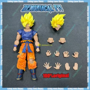 In Stock Demoniacal Fit Son Goku Figure Dragon Ball Z SHF Goku Figurine Fury Awakening Anime Action Figures Model Toy Gift