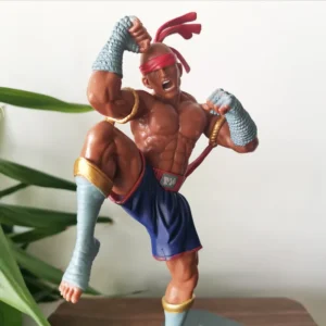 Blindfolded Fighter Muay Thai MMA Boxing Action Figure 20cm PVC Collectible Model Statue Home Desk Decor Gift