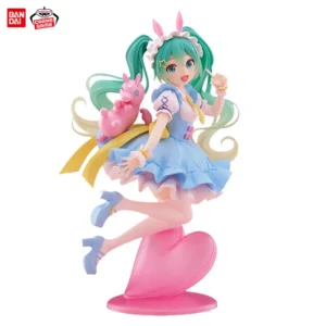 20cm/7.87in Miku Anime Figure Kawaii Fairy Tales Miku Action Figure Lollipop Girl Figurine PVC Collection Model Doll Toy