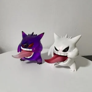 9cm Pokemon Gengar Figure Transparent Model, Cute Anime PVC Action Figurine for Room Decoration Collection Gift for Fans