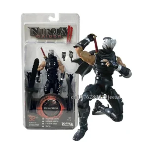 Bandai NECA Ninja Gaiden Falcon Dragon Ryu Hayabusa 7 Inch Action Figure Model Desktop Decoration Collection Movable Joints Toy