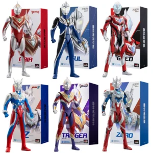 ZD Toys Ultraman Tiga Action Figure Joint Movable Agul Geed Trigger Ace Seven Jack Ultraman Collector Display Figure Gift