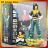 31cm New Dragon Ball Android 17 Peripheral Scene Statue Collectible Figure