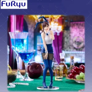Original Genuine FuRyu Chainsaw Man 24cm Higashiyama Kobeni Bunny Girl Anime Figure Toys For Kid QWIOOE Wholesale Drop Shipping