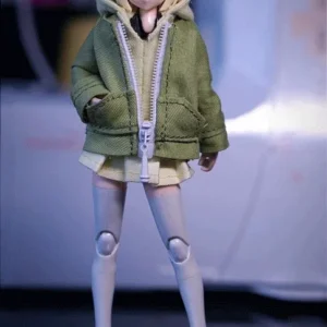 Custom 1:12th Female Clothes Hoodies Vest&Coat&Skirt for 6" figma gsc figure