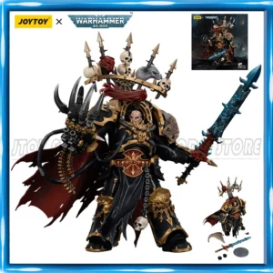 JOYTOY 1/18 Action Figure Warhammer 40K Black Legion Abaddon the Despoiler with Drach'nyen and the Talon of Horus figures Toys