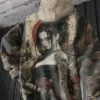 Anime Girl Back Pattern Sweatshirt Casual Long Sleeve Hooded Pullover 3D Printing Collectible Figure