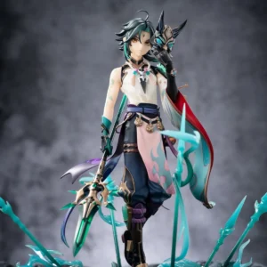 18CM Anime Game Genshin Impact Xiao Figure Standing Cool Posture Anime Model Toys Gifts Collection Decoration Ornaments PVC
