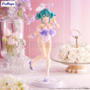 【MT】Original FuRyu BiCute Bunnies Piapro Characters Hatsune Miku Lavender Color Scheme Figure Toy Collection