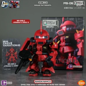 In Stock Bandai QMSV Mini Zaku Second Generation Gundam Blind Box Model Movable Figure Ornament Gift