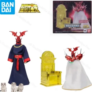 Original BANDAI Saint Cloth Myth Pope Gemini Saga Aries Shion Holy Version In Stock Anime Action Collection Figures Model Toys
