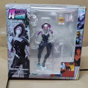 16CM Amazing Yamaguchi Revoltech Spider Gwen Stacy Action Figure Model Toys Doll For Birthday Gift