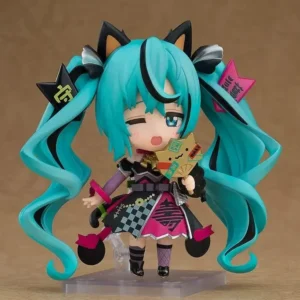 GSC Nendoroid V Family Hatsune Miku Black Lucky Mirai Movable Figure