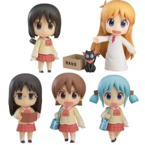 GSC Genuine Good Smile My Ordinary Life Nichijou Shinonome Nano Hakase Kawaii Anime Action Figures Toys for Boys Girls Kids Gift