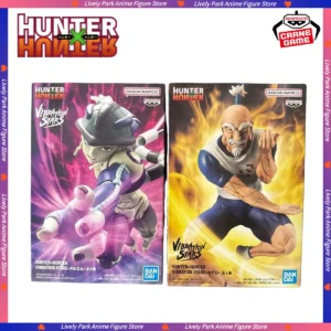 In Stock BANDAI HUNTER HUNTER VIBRATION STARS Aizakku Netero Meruem Hot Anime Action Model Gifts Collectible Figurines for Kids