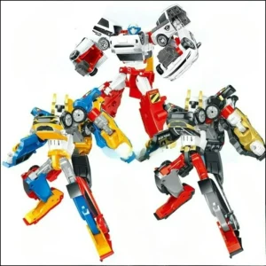 3 In 1 Tobots Transformation Robot Korea 2 In 1 Cartoon Brothers Anime Deformation Car Airplane Toys for Child Christmas Gift