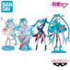 BANDAI Hatsune Miku Anime BANPRESTO EVOLVE Gundam Collaboration Clearluxe EmeraldGem Model Action Figure