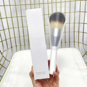 NEW White Large Loose Powder Makeup Brush Woman Face Contour Blush Cosmetic Brush Synthetic Hair Beauty Tools