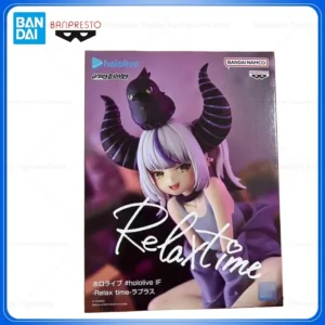Bandai In Stock Banpresto Original Relax Time Anime Hololive La+ Darknesss Action Figures Model Toys Collection Gift DT