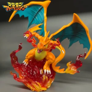 20cm/7.87in Anime Digimon Adventure Figure Charizard Action Figures PVC Statue Collection Model Toys Gifts