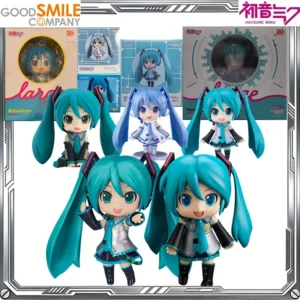 Good Smile Original Nendoroid Plamo Snow Miku Large Hatsune Miku Mikudayo Anime Rubber Mascot Action Figure Toys Gift Model