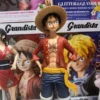 One Piece Monkey D. Luffy Figures Three Form Face Changing Anime Action Figure