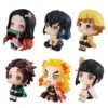 Anime Demon Slayer 6cm Nezuko Tanjirou Zenitsu Inosuke Kyoujurou Kanawo Model Xmas Action Figure