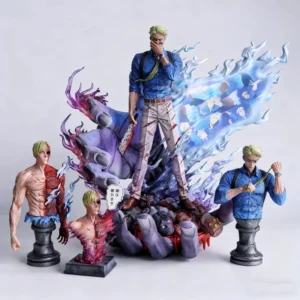 Jujutsu Kaisen 1/6 Nanami Kento 32cm Action Figures PVC 3-Head Statue Collectable Anime Model Toy Exquisite Ornament Boy Gift