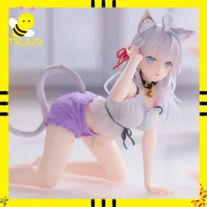 Original TAITO Desktop Cute Alya Alisa Mikhailovna Kujou Nekomimi Room Wear Ver. Action Figure Toys PVC Model toy