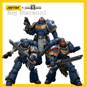 [IN-STOCK]JOY TOY Warhammer 40K Action Figure 1/18 Ultramarines Lieutenant Titus-Collectors Edition&Sergeant Gadriel&Chairon