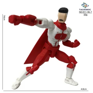 3D Printed Articulated Mark Universe Assembly Model Desk Figurine Toy For Kids Teens Collectors Birthday Gift Home Office Decor
