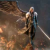 Sephiroth Angel Series Figurine Dolls Desk Decoration Statue Collectible Figure