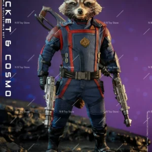 In Stock Genuine HOTTOYS HT MMS708 MMS548 Galaxy Guardians 3 Rocket Raccoon Cosmo Action Figure Model Toys