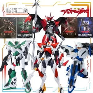 Brand New Spot Goods Orange Cat Industry Original Tekkaman Blade Series Sharp Blade Anime Action Model Toy Model Gifts for Boys