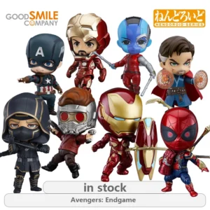 GSC Original NENDOROID Avengers: Endgame Series 1497-DX Iron Spider Man DX988 Iron Man Mark50 Anime Action Figure Model Toys
