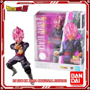In Stock 100% Original Bandai S.H.Figuarts SHF Goku Black Super Saiyan Rose Rerelease Edition Dragon Ball Super Anime  Toys