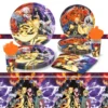 Anime Naruto Party Decoration Balloon Disposable Tableware Plate Napkin Backdrop for Collectible Figure