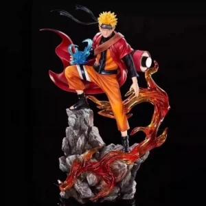 *-23cm Naruto Anime Figure Uzumaki Naruto Uchiha Sasuke Action Model Pvc Statue Desktop Ornament Collection Toys Gift