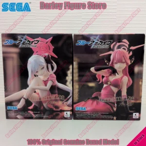 Original SEGA Yumemirize Blue Archive Aru Mutsuki Dress Ver. Anime Figure Collectible Prize Figure Desktop Ornament Fan Gift