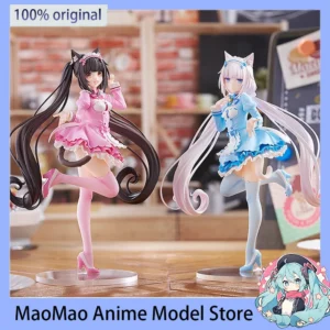 Original GSC POP UP PARADE NEKOPARA OVA chocola vanilla (Winter Clothes Ver., L) Anime Action Figure 21.5CM Collectible Gift